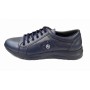 Pantofi barbati casual din piele naturala bleumarin - 501ABS Marimea 39
